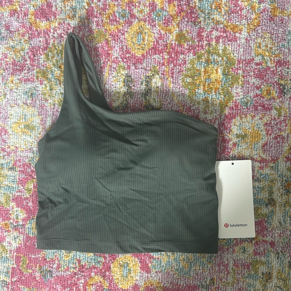 NWT Lululemon Ribbed Nulu Asymmetrical Yoga Tank